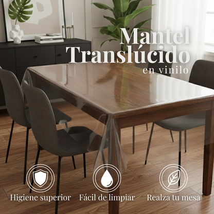 MANTEL TRANSLÚCIDO EN VINILO