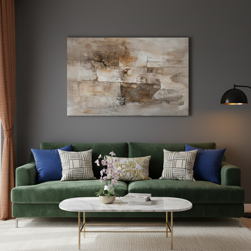 CUADRO CAFE ARTE ABSTRACTO